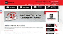 Desktop Screenshot of mbehurstville.com.au